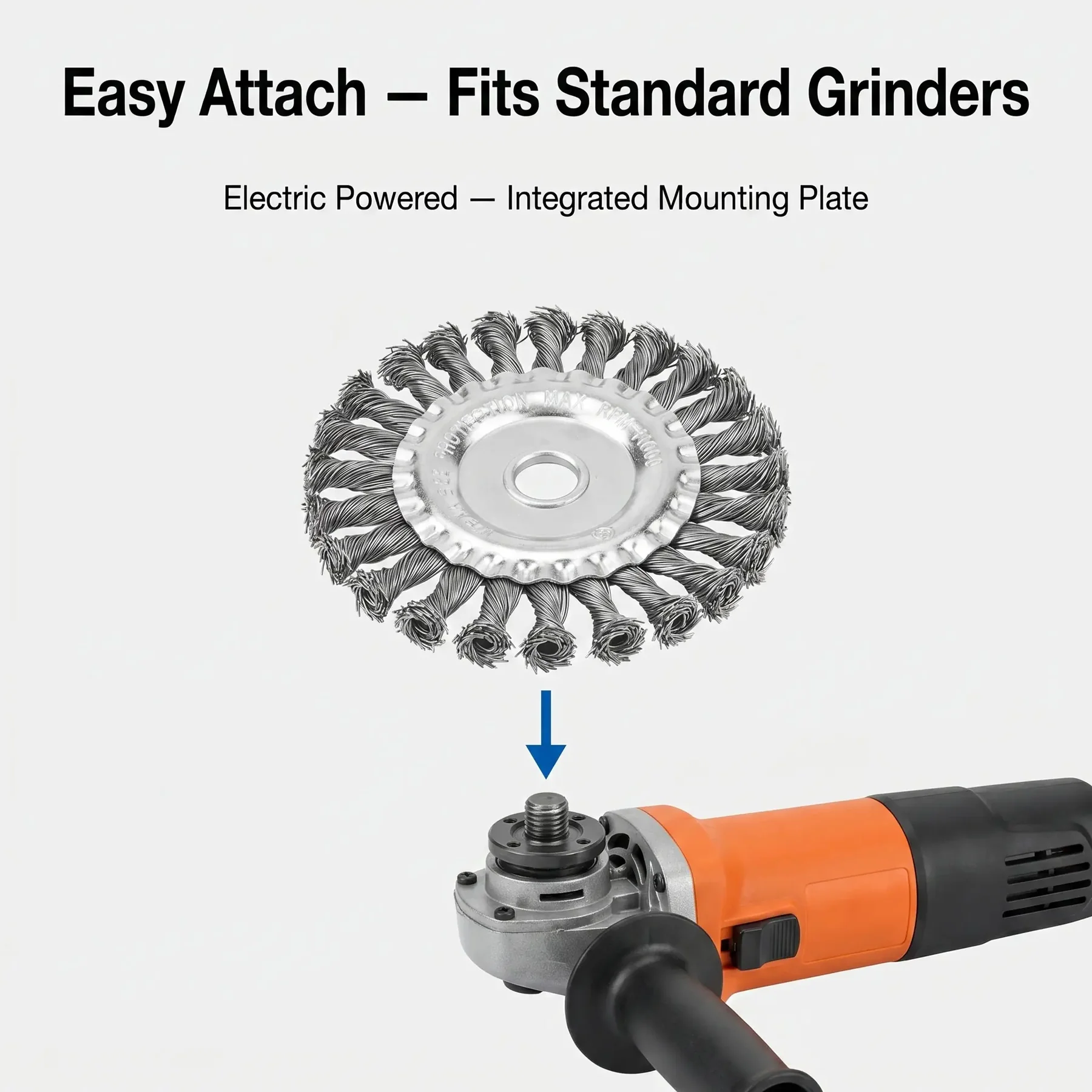 Weed Trimmer Head Brush Cutter Integrated Mounting Plate - Image 5